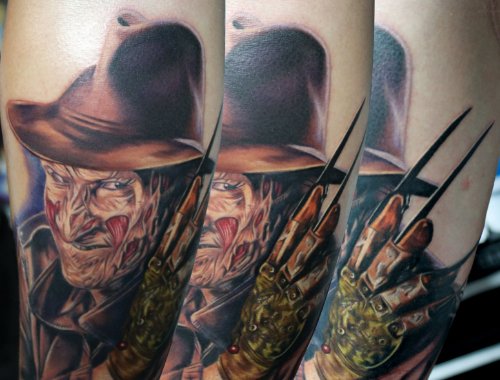 Awesome Freddy Krueger Tattoo